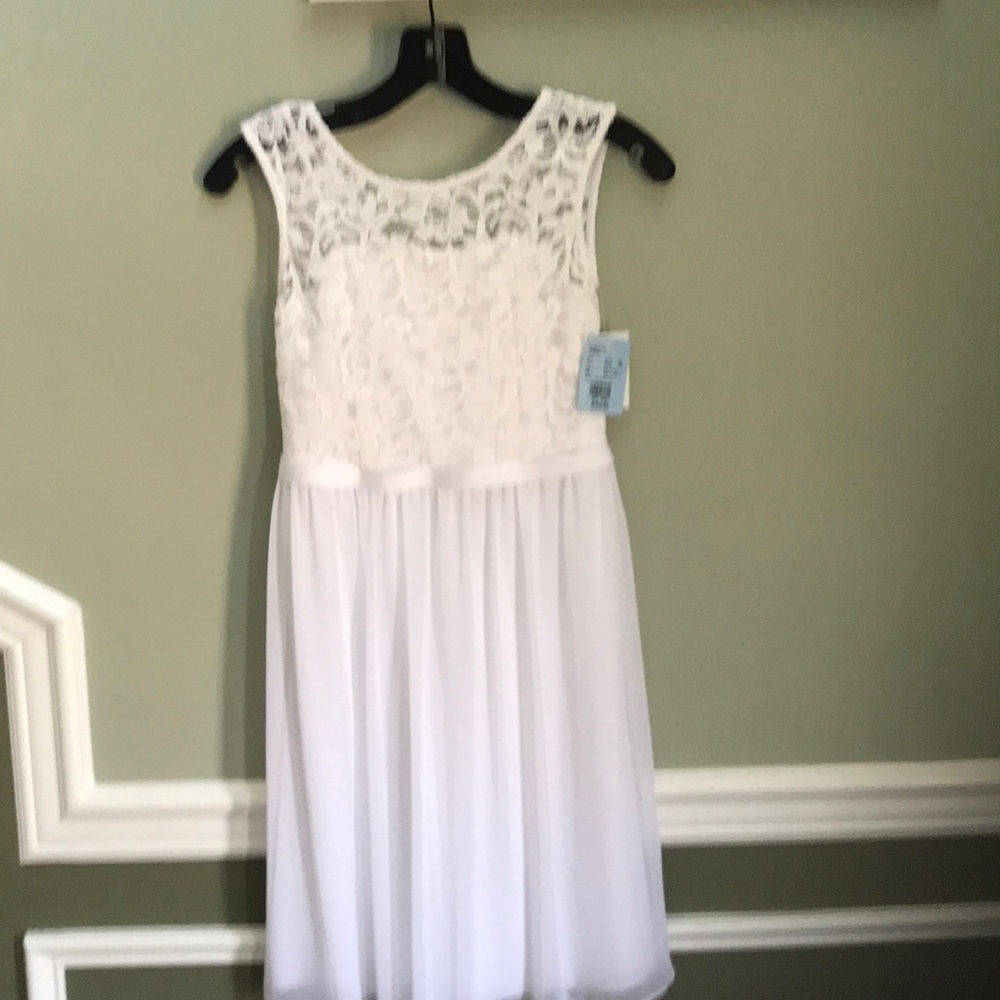 White Flower Girl Dress